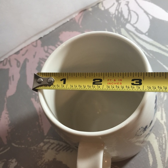 Anthropologie Brand NEW Starla M. Halfmann Petal Palette Monogram Letter G Mug - Picture 8 of 8